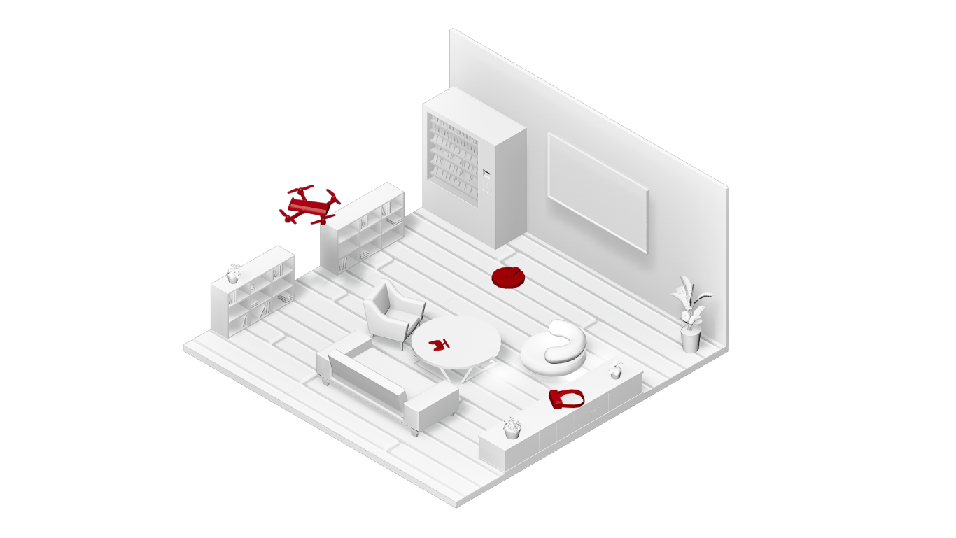 Maquette 3D représentant un exemple de réalisation Gearforge